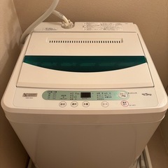 【直接取引のみ】洗濯機2020年モデル4.5kg