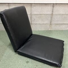座椅子 リクライニング ブラック 幅50cm×奥行60cm～11...
