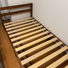 2台出品、解体可】IKEAシングルベッドフレーム195×96cmNEIDEN (ともひで) 原のベッド《シングルベッド》の中古 あげます・譲ります｜ジモティーで不用品の処分
