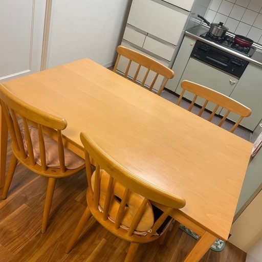 ダイニングテーブルセット (野球少女) 平野の家具の中古あげます・譲ります｜ジモティーで不用品の処分