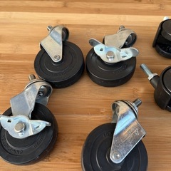 キャスター各種セット 台車メタルラック等 工作DIY の画像