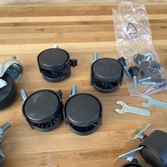 キャスター各種セット 台車メタルラック等 工作DIY の画像