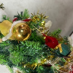 電飾装飾セット付き　クリスマスツリー　高さ70cmの画像
