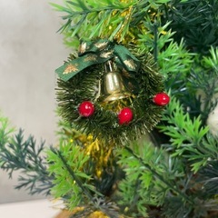 電飾装飾セット付き　クリスマスツリー　高さ70cmの画像