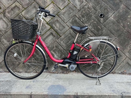 大阪府無料配送パナソニック電動自転車 (さくら) 河内山本の電動アシスト自転車の中古あげます・譲ります｜ジモティーで不用品の処分