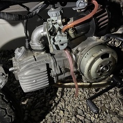 一旦停止します　モンキーボアアップエンジン②