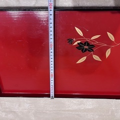 膳 花の装飾 約44cm x 29cmの画像
