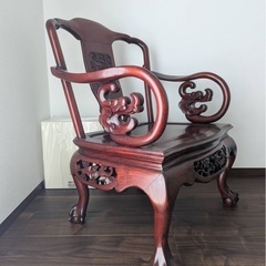 高級クラシックカリン木製テーブル＆チェアセット（大理石天板）販売中！