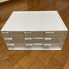 ニトリ　レターケース　9個引き出しの画像