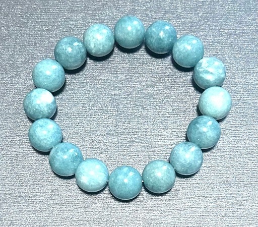 超品質ラリマー[657E]愛と平和 癒やし大珠13.5mm ドミニカ共和国産