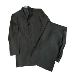 パーティ/社交 ダンス メンズ スーツセット　ダークグレー　M