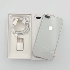 美品】iPhone 8 Plus 64GB Silver SIMフリー 83%