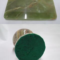 大理石？　灰皿セット の画像