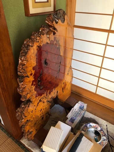 三月受け渡し　一枚板　