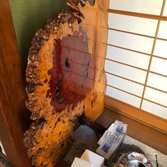 三月受け渡し　一枚板　