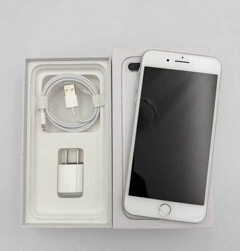 【美品】iPhone 8 Plus 64GB Silver SIMフリー 85%