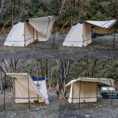  新品未開封テント　YOKA CABIN アイボリー　本体　の画像
