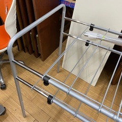 伸縮式押し入れ整理棚 押し入れ収納 スチール 美品の画像