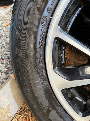 215/70R16 100H・J16 61/2J・ダンロップタイヤ　4本セット