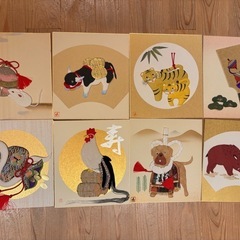 押し絵　干支　セット