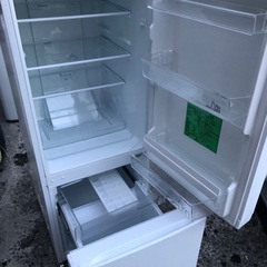 NO 892🌈福岡市内配送設置無料✨🌈2021年式　ヤマダ電機 2ドア冷蔵庫 (156L・右開き) ホワイト YRZF15G1 の画像