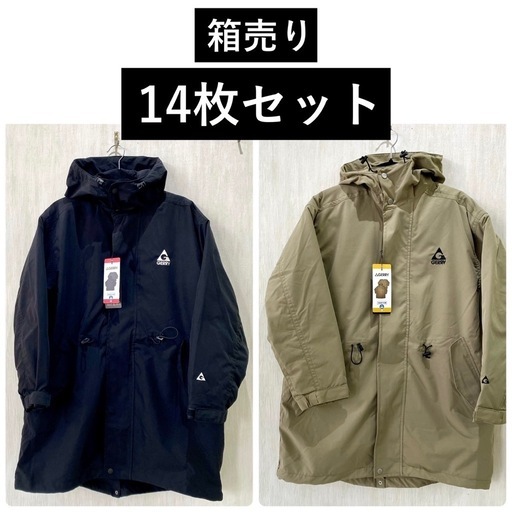 【店頭引き取り限定】レディース GERRY 3way モッズコート 箱まとめ売り 13枚セット Sサイズ Mサイズ Lサイズ ブラック カーキ