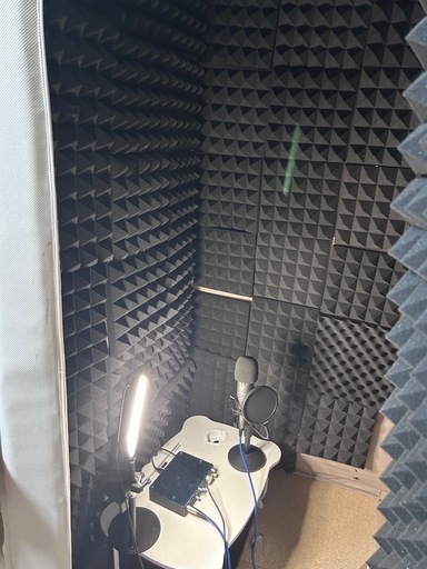 【取りに来ていただける方】簡易防音室 ライトルーム Sサイズ ※防音材補強※