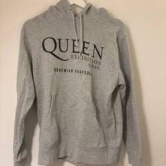 QUEEN ボヘミアン・ラプソディ パーカー Mサイズ グレー　オフィシャルの画像