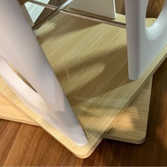 （取引相手決定）本棚　木製回転マルチラック7段　丸窓タイプの画像