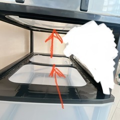 衣裳ケース 3段引出し プラスチック 押入れ収納の画像