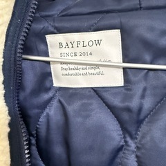 BAYFLOW ジャケット アイボリー/ネイビーの画像