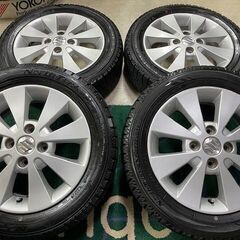 激安！スズキ純正中古スタッドレスセット！155/65R14付き！...