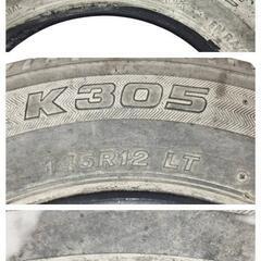 BRIDGESTONE  K305  145R12 LT 6PR  2019年製　1本の画像