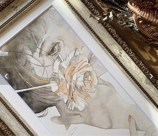 一点物】 イラストレーター yue 水彩画