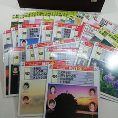 レーザーカラオケ40枚・8トラテープ39本セットの画像
