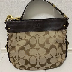 【ほぼ新品】COACH コーチ シグネチャー ショルダーバッグ