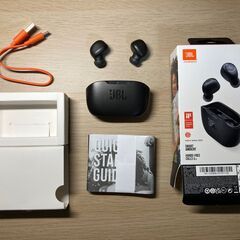 JBL WAVE BUDS 完全ワイヤレスイヤホン Bluetooth/IP54防水防塵/アプリ対応USBタイプC/ブラックの画像