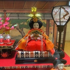 ひな人形　親王飾　ケースの画像