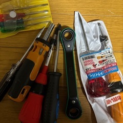 最終お値下げとなります。。作業道具入れと工具セットの画像