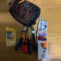 最終お値下げとなります。。作業道具入れと工具セット