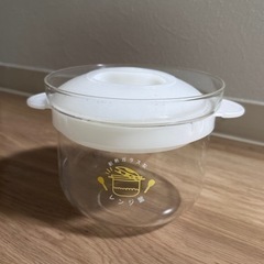 【ハリオ】耐熱ガラス製　レンジ釜　の画像