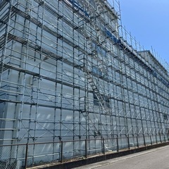 仮設足場工事の画像