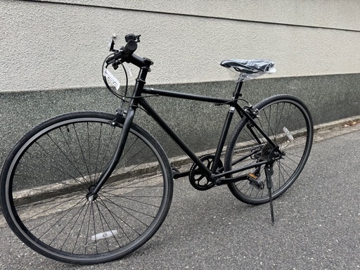 183）全車両格安販売‼️ 700c ブラック　クロスバイク　変速