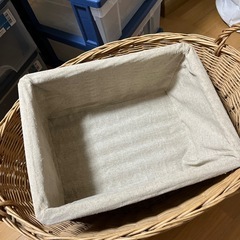 カゴ　４個　籐カゴの画像