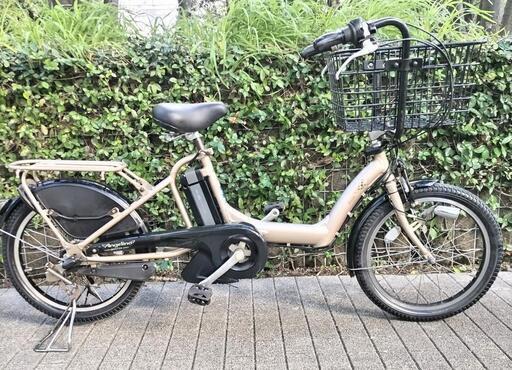 ブリヂストン アンジェリーノプティット　20インチ 3段 AUTO LED 3人乗り用チャイルドシート付きアンジェリーノプティットe -2016モデル