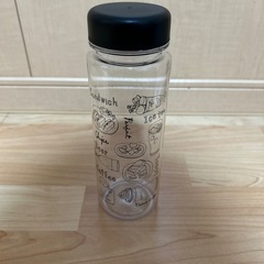 プラスチック製ボトル 水筒 タンブラー クリアボトル 2本 の画像