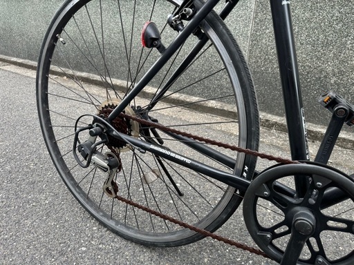 182）全車両格安販売‼️ 700c クロスバイク ブラック 変速