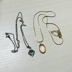 アクアマリン 色石 ネックレス
