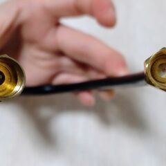 テレビアンテナケーブル　アンテナケーブル　黒　ブラック　30cm　ねじ式　F型　ストレート　同軸ケーブルの画像
