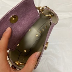 OPAQUE.CLIP ショルダーバッグ　ピンク　ゴールド　可愛いの画像